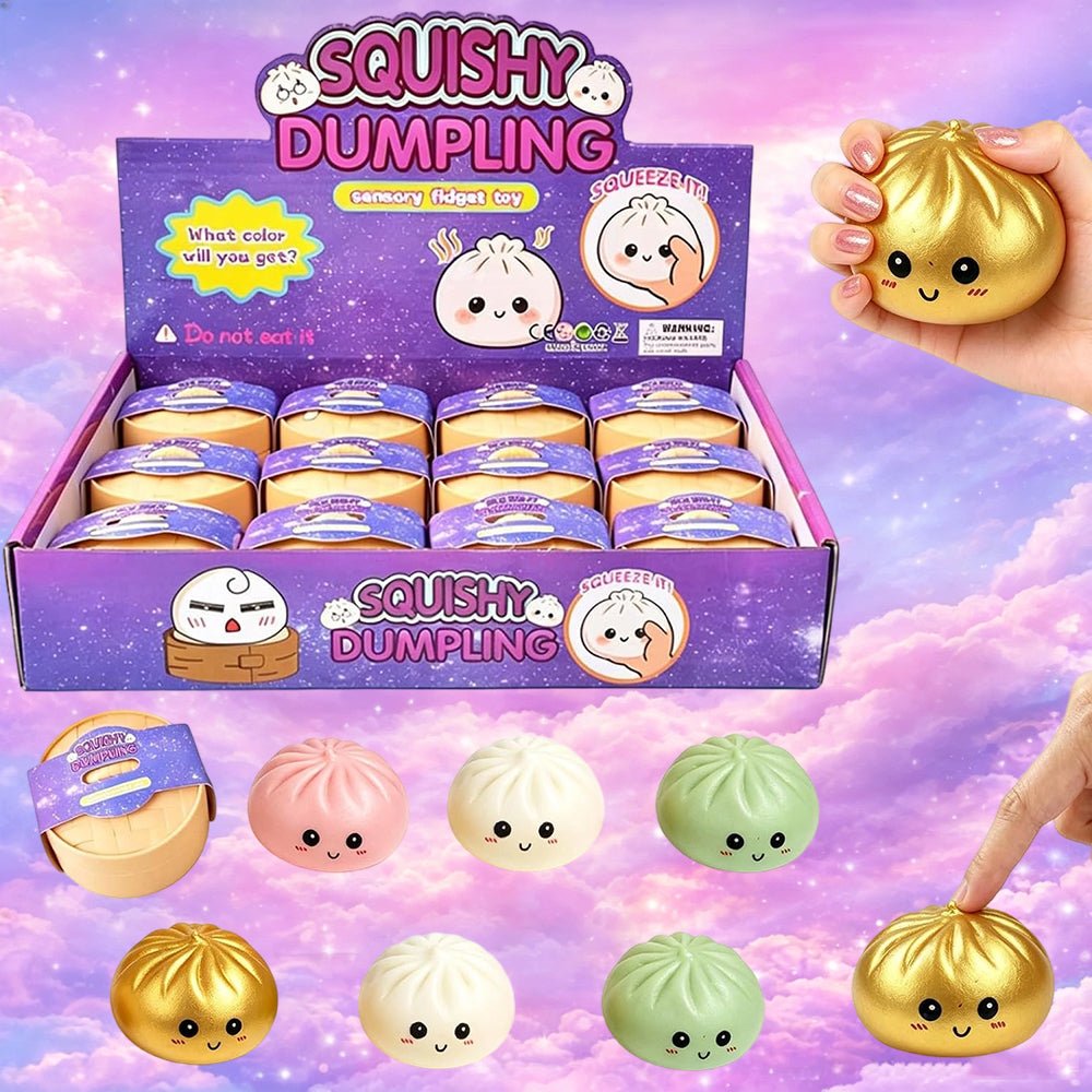 12PCS Cute Dumpling Squishy Set - Dumpling Squishy Sale