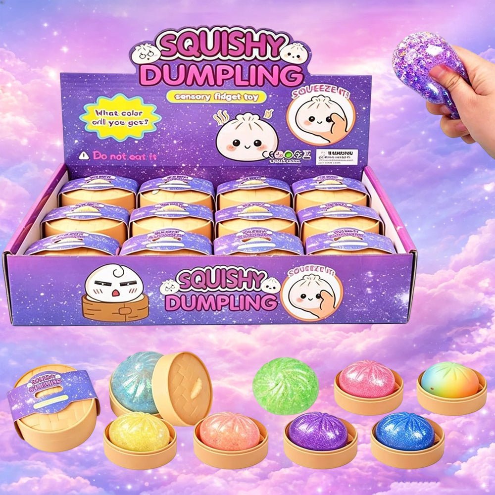 12PCS Cute Dumpling Squishy Set - Dumpling Squishy Sale