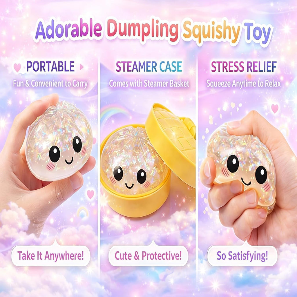 12PCS Cute Dumpling Squishy Set - Dumpling Squishy Sale