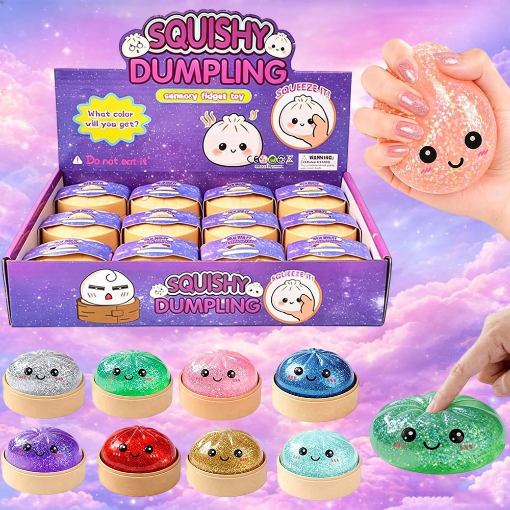 12PCS Cute Dumpling Squishy Set - Dumpling Squishy Sale