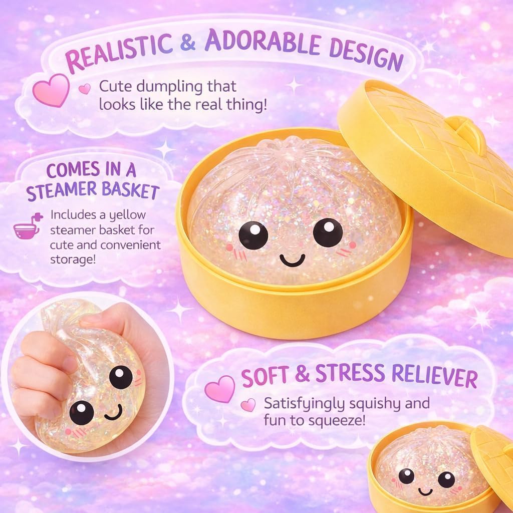 12PCS Cute Dumpling Squishy Set - Dumpling Squishy Sale
